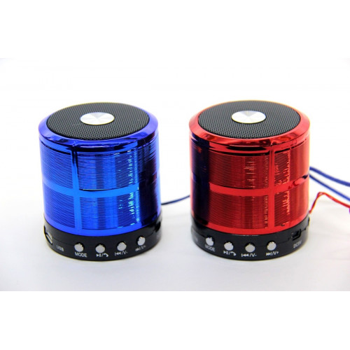 колонка WSTER Bluetooth USB SD мик аккумулятор WS-887