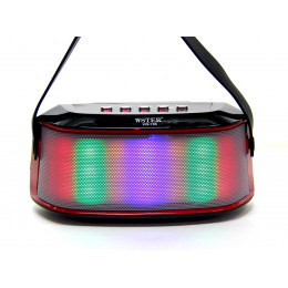 колонка WSTER Bluetooth USB SD светомузыка мик аккумулятор WS-Y96